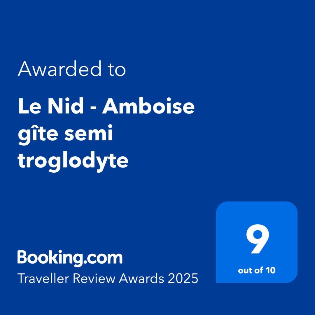 Le Nid - Amboise Gite Semi Troglodyte Экстерьер фото